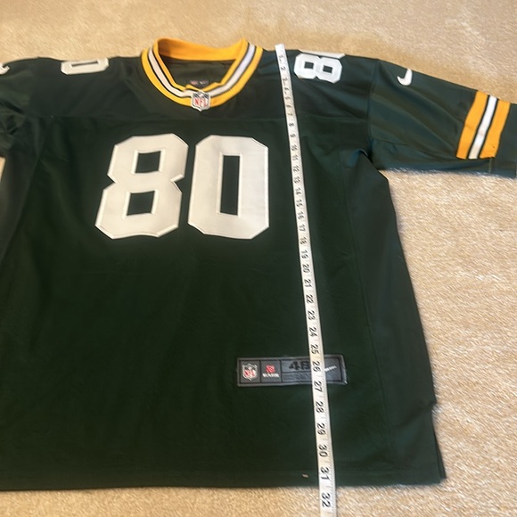 Vintage Green Bay Packers #80 Bennett NFL  embroidered Nike jersey size 48 - Picture 6 of 9